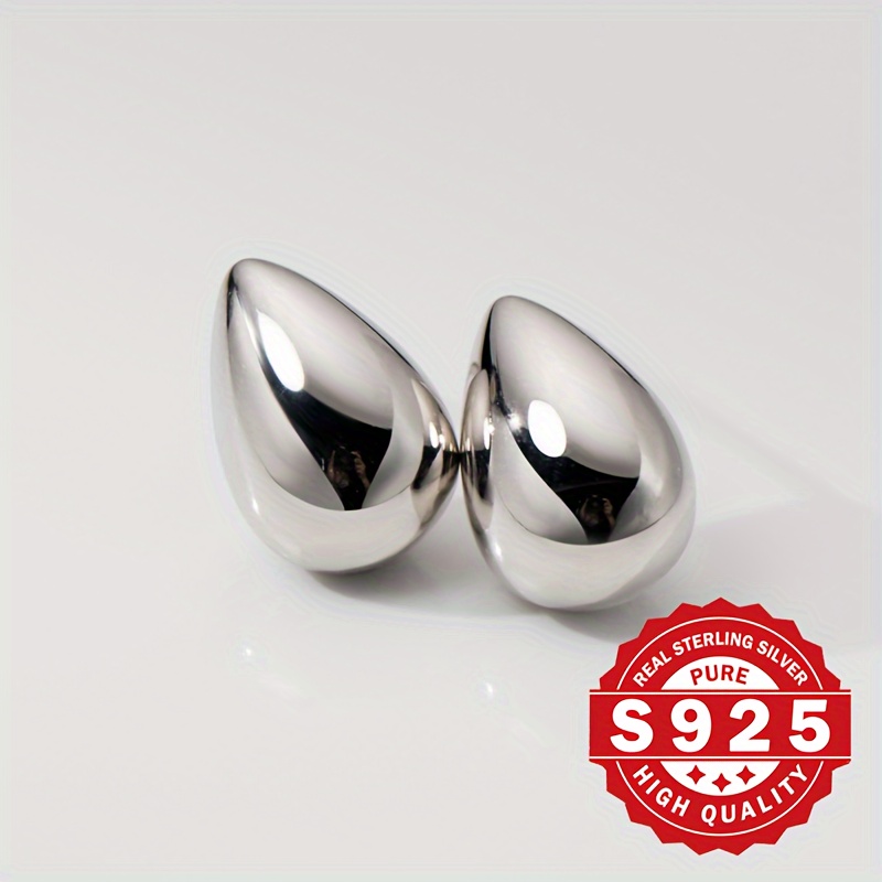 Women's Teardrop Earrings — S925 Sterling Silver